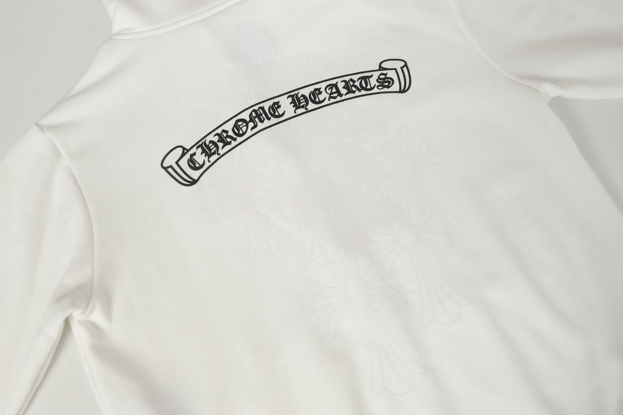 P250 cross-border model, please do not place an order if you are pursuing quality -Chrome Hearts/Chrome Hearts Sanskrit ghost print zipper sweatshirt cardigan jacket -High weight, high density and high quality. The wool is soft, delicate and skin-friendly. Soft and silky to the touch. Excellent warmth and skin-friendly properties. LXL